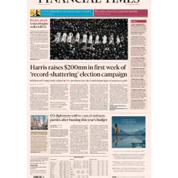 financial times uk 29 july 2024 newspaper