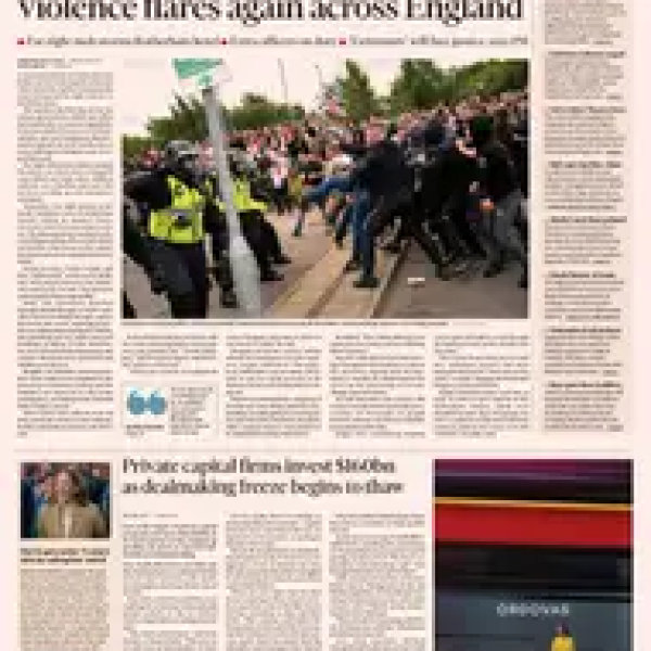 financial times uk 5 August 2024 newspaper