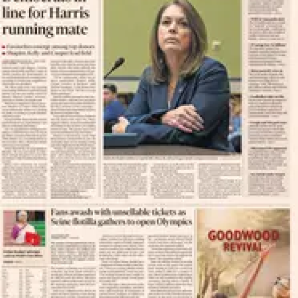 financial times uk 24 july 2024 newspaper