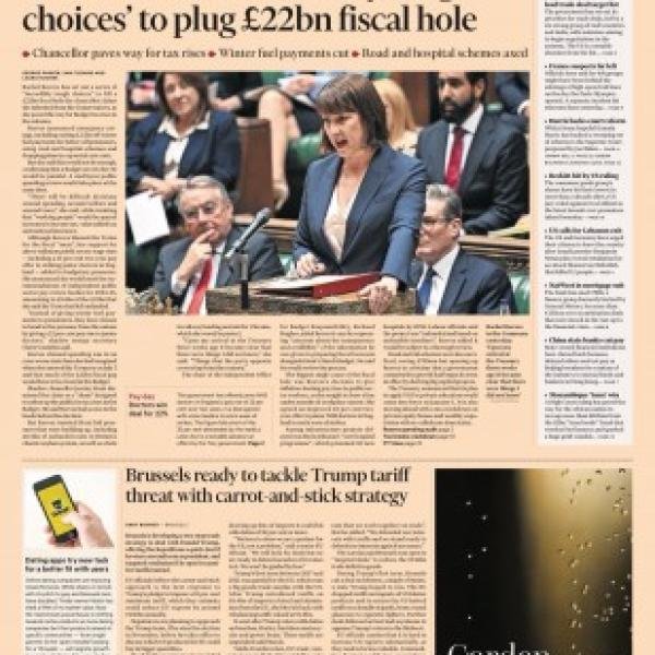 financial times uk 30 july 2024 newspaper