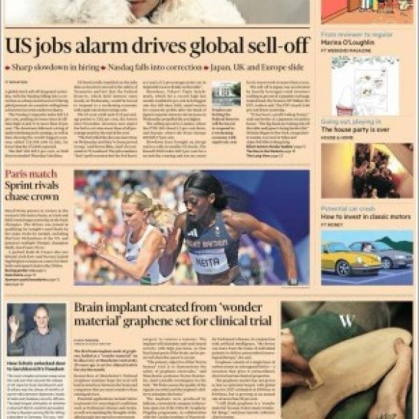 financial times uk 3 Or 4 August 2024