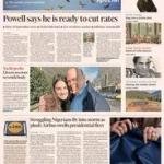 financial times uk 24 Or 25 August 2024 newspaper