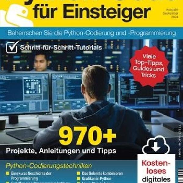 python-code für einsteiger - september 2024 magazine