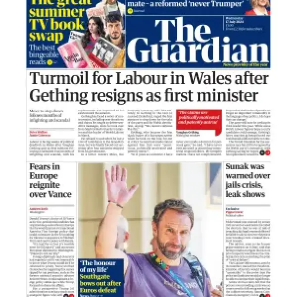 The Guardian 17 July 2024 Newspaper