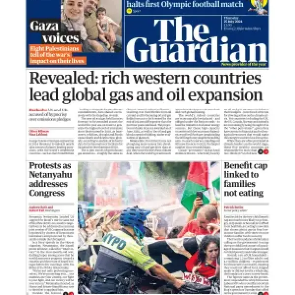 the guardian 25 july 2024 newspaper