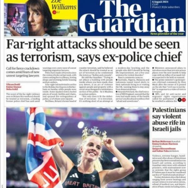 the guardian 6 August 2024 newspaper