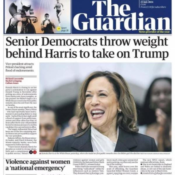 the guardian 23 july 2024 newspaper