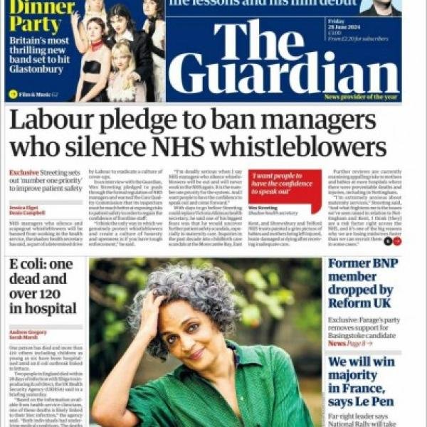 The Guardian 28 June 2024 Pdf Newspaper