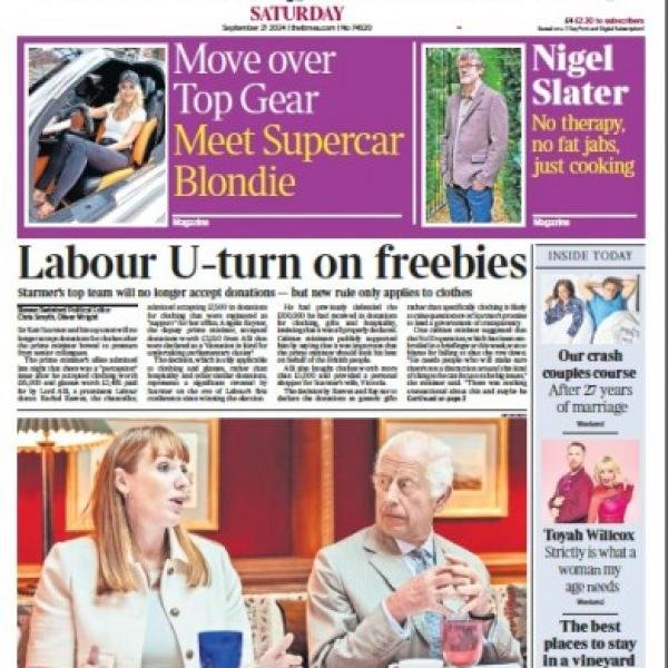 the times - 21 september 2024 newspaper