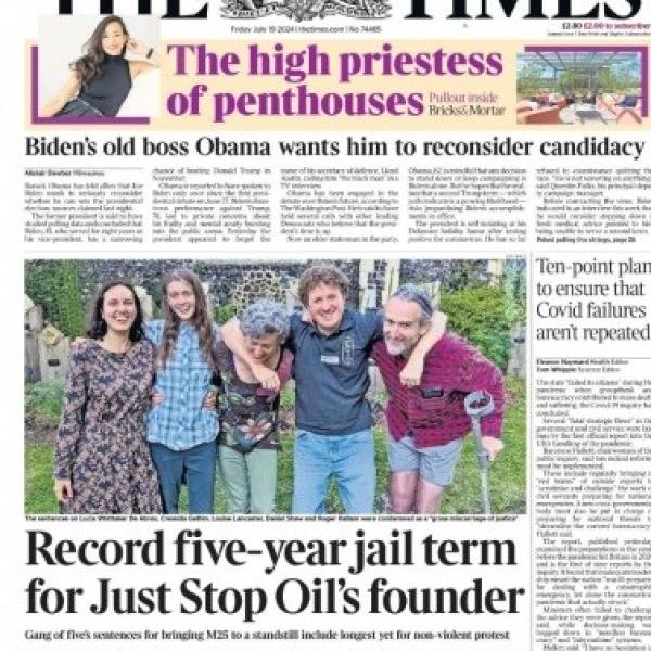 The Times 19 July 2024 Newspaper