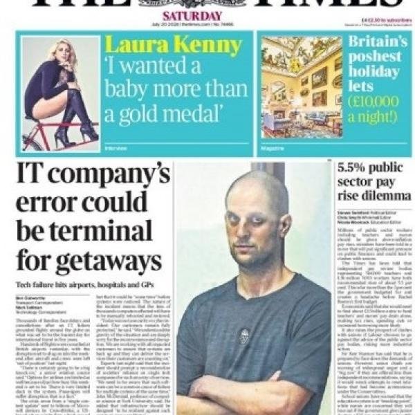 The Times 20 July 2024 Newspaper