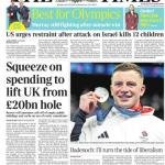 the times 29 july 2024 newspaper