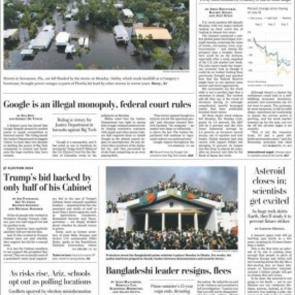 the washington post 6 August 2024 newspaper