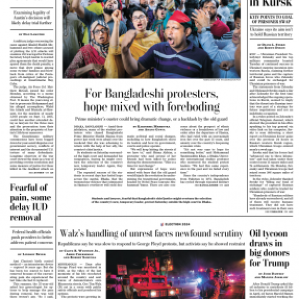 the washington post 14 August 2024 newspaper