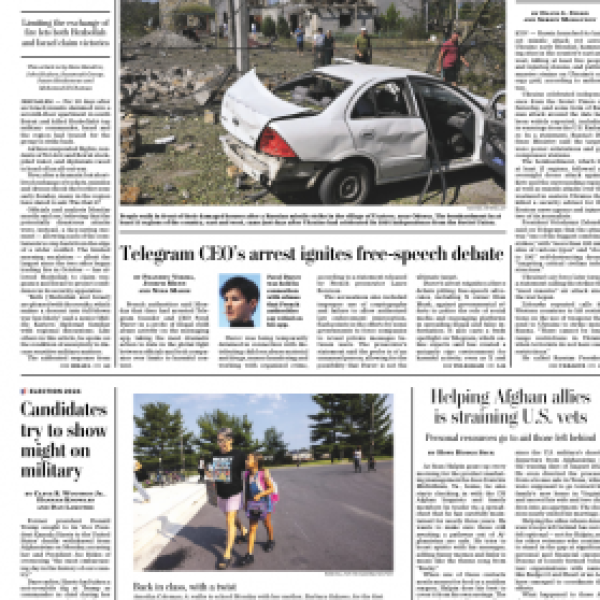 the washington post 27 August 2024 newspaper pdf download