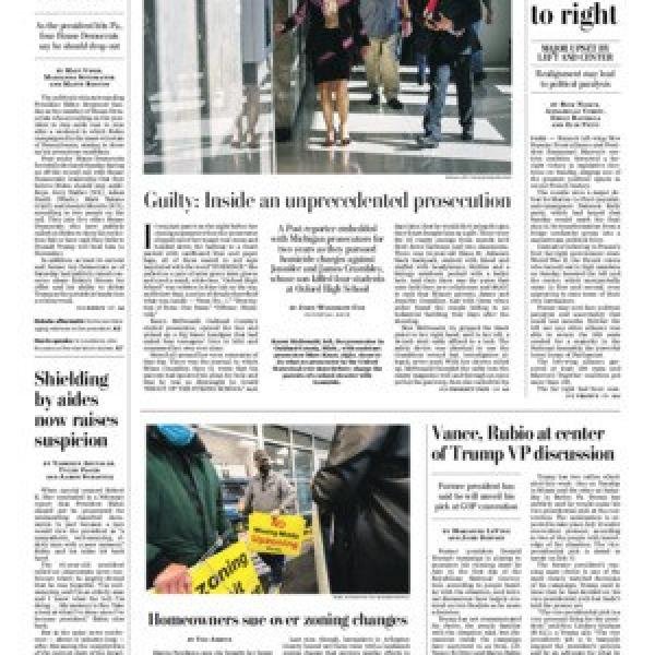 The Washington Post 8 July 2024: Comprehensive News Coverage