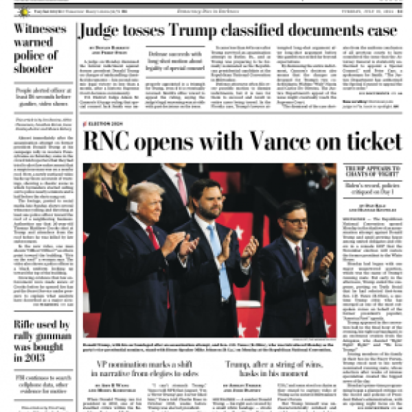 The Washington Post 16 July 2024 Newspaper