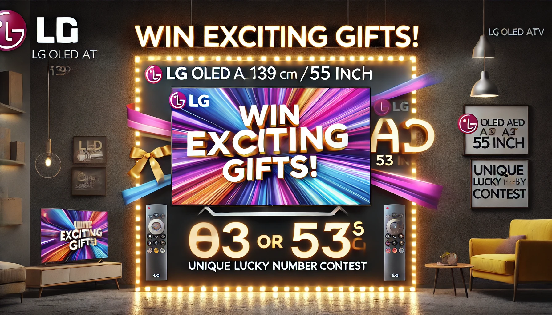 LG OLED A3 139 cm (55 inch) Win Exciting Gifts - Unique Lucky Number Contest Join Now