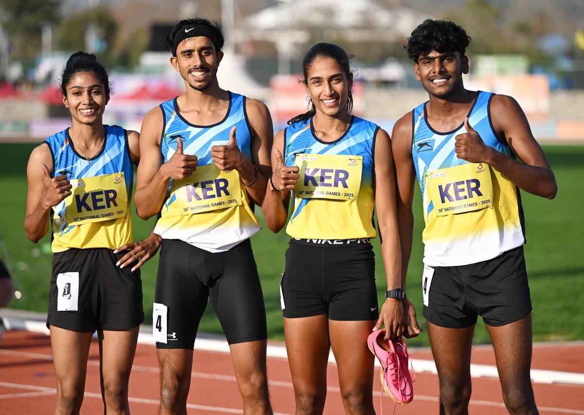 Kerala clinched the 4X400 mixed team relay. | Photo: RITU RAJ KONWAR